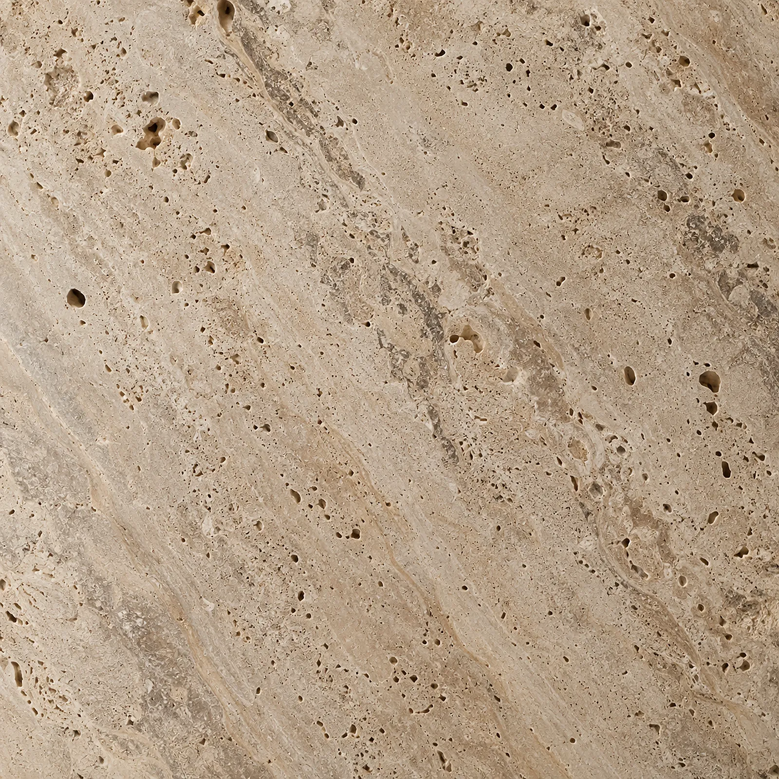 Honed travertine texture